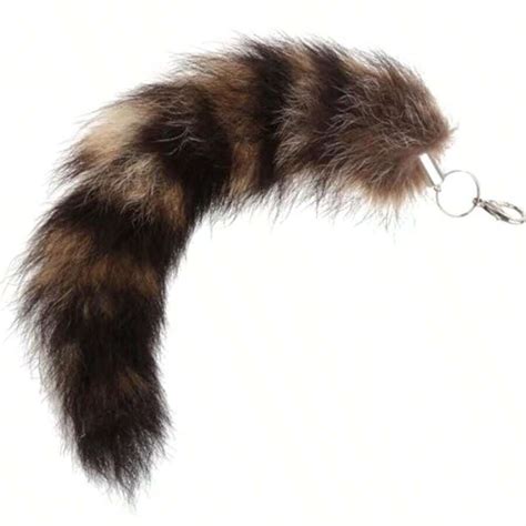 Faux Tail Keychain Fashionable Animal Tail Keyring Pendant Cosplay Toy ...