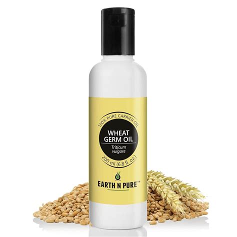 Earth N Pure Wheat Germ Oil (Gehu Oil) Cold Pressed, Natural and ...