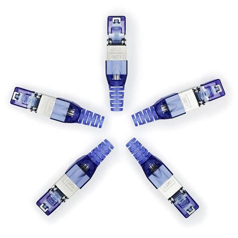 Yaotech Tool Free RJ45 CAT7 Tool-Free Shielded Network Cable RJ 45 ...