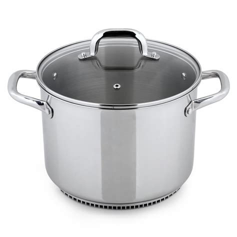 FRESHAIR™ 8 QT. STAINLESS STEEL STOCK POT, TIME-AND-ENERGY SAVING COOK ...