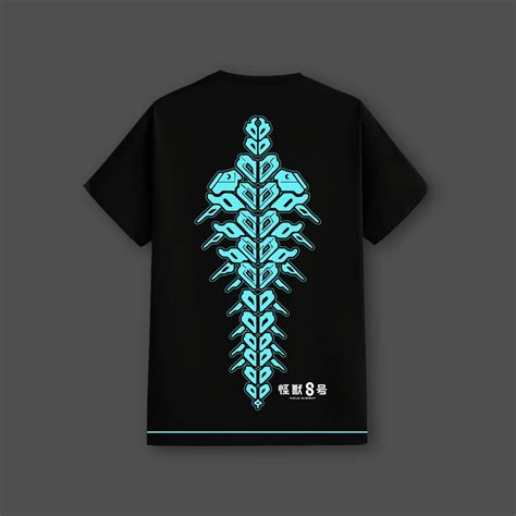 Kaiju No.8 black t-shirt — Spinal Core Graphic, Regular Fit | Vlack – Vlack