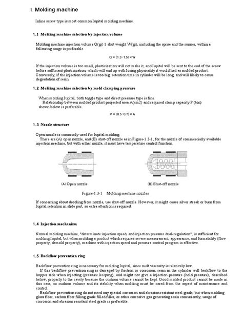 Injection Molding - Process & Mold Design Guide | PDF | Casting ...