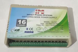 IPSIMPACT 16 Channel CCTV Power Supply 12V 16ch SMPS for CCTV Security ...