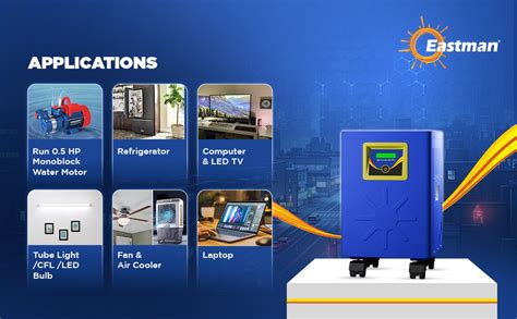 Eastman Solar Access 1000 VA Smart Solar & Electronics Powered Plug-and ...