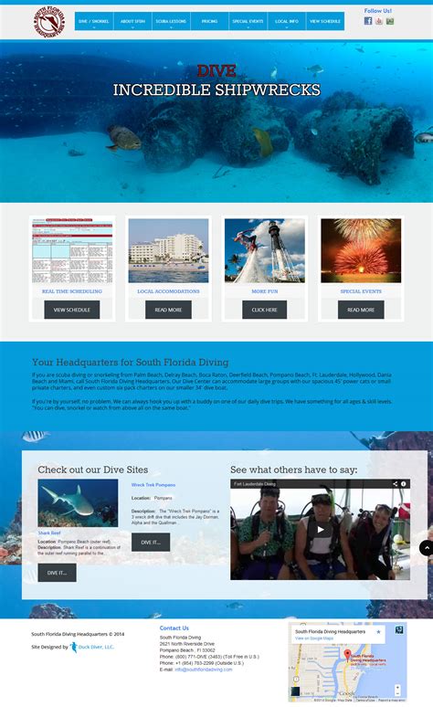 South Florida Diving Headquarters - Duck Diver Marketing