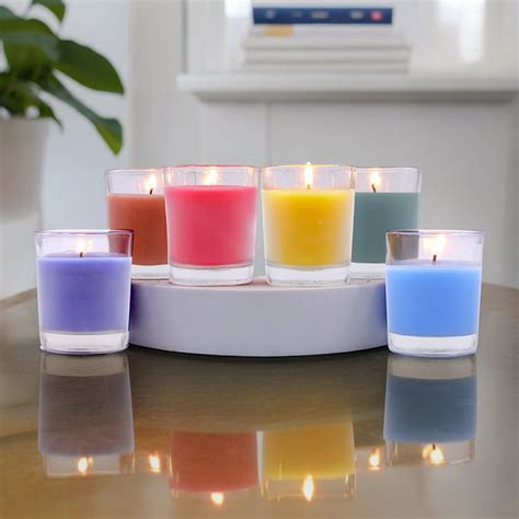 Buy HOSLEY Set of 6 Multi Scented Votive Candles from Hosley at just ...