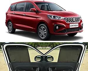 Able 3D-FIX Type Car Non-Magnetic Sun Shade Curtains for Maruti ERTIGA ...