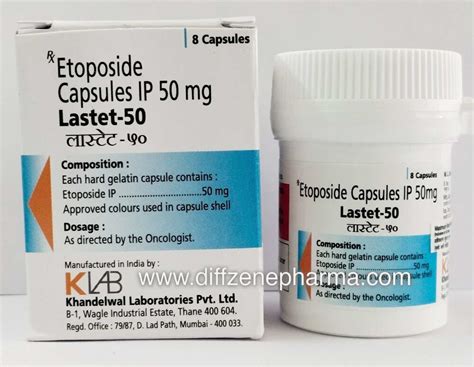 Etoposide Capsules IP Exporter, 50mg Etoplast Capsule Supplier