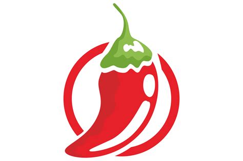 Red Chilli Logo Icon On Transparent Background 24042285 PNG