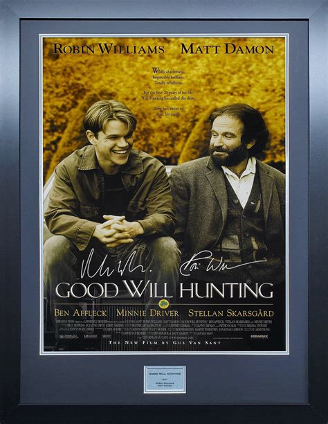 Good Will Hunting signed Movie Poster – The Frame Lab