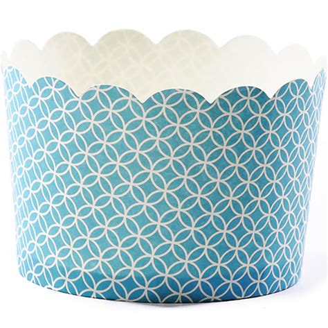 Buy Simply Baked Jumbo Paper Baking Cup, Turquoise Medallion, 220-Pack ...