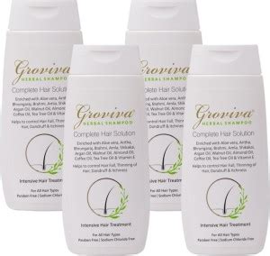 Groviva Herbal Shampoo 100 ml (Pack of 4) - Price in India, Buy Groviva ...