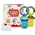 Buy Luvlap Baby Food and Fruit Feeder Twin Pack with Three Feeder Sack ...