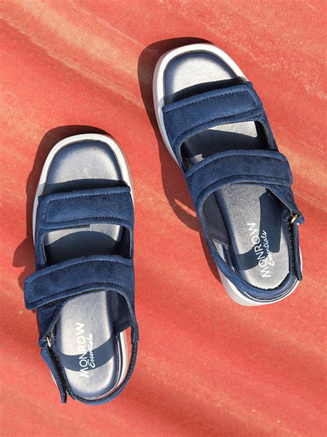 Eudora Blue Fancy and Trendy Flatform Heels – Monrow Shoes