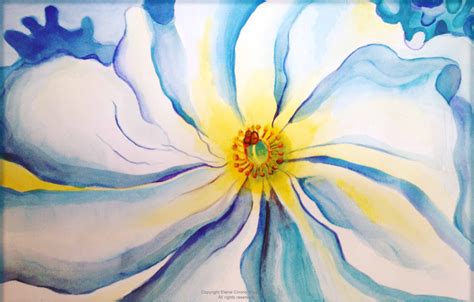 georgia o'keeffe paintings | Georgia O’Keeffe Flower Paintings | Artful ...