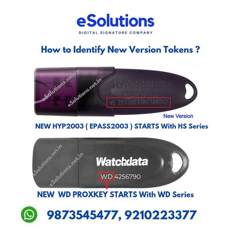 New Series USB Tokens HS HYP2003 and WD WatchData Proxkey Price | USB Token