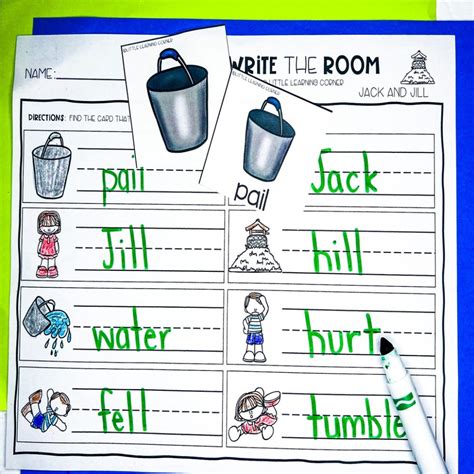 Nursery Rhymes Write the Room | A Fun Way to Build Literacy Skills ...