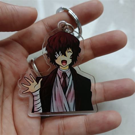 Dazai Bungo Stray Dogs Keychain | Bungo Stray Dogs Merchandise – Dipped ...