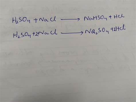 if concentrated H2SO4 is added to NACL liberating HCL gas. why does ...