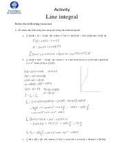 Line Integral Problems 的图像结果