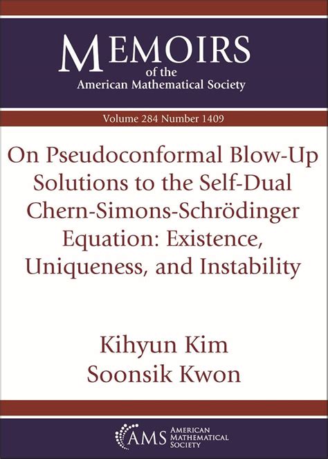 Buy On Pseudoconformal Blow-Up Solutions to the Self-Dual Chern-Simons ...