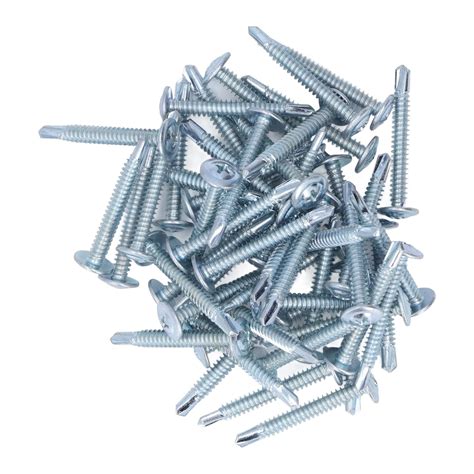 250 pcs M4,8x38 Non-Slip zinc self-Drilling Screws Carbon Steel self ...