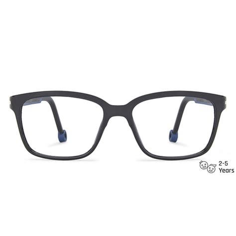 Buy Kids Glasses: Black Blue Full Rim Rectangle Kids 2-5 yrs Lenskart ...