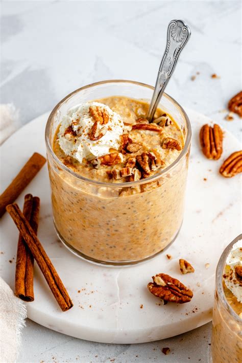 Pumpkin Pie Overnight Oats with Chia - Ambitious Kitchen