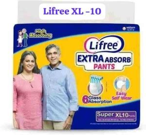 LIFREE EXTRA ABSORB PANTS XL 10-S2 Adult Diapers - XL - Buy 1 LIFREE ...