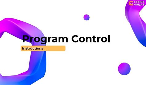 Image result for Program Control Instructions