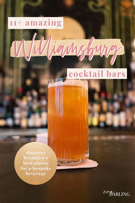 12 BEST Cocktail Bars in Williamsburg, Brooklyn