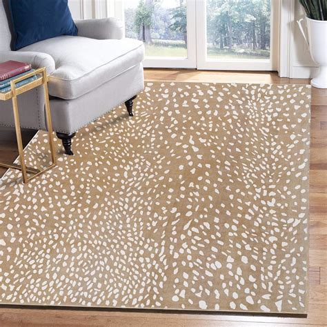 Amazon.com: Antelope Cheetah Charcoal,Neutral,Grey,Ivory Animal Contemporary Handmade 100% ...