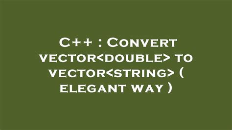 Image result for How Works Vector String Function C