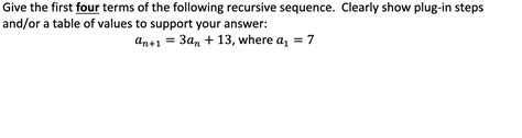 Find First 4 Terms Using Recursive Formula 的图像结果