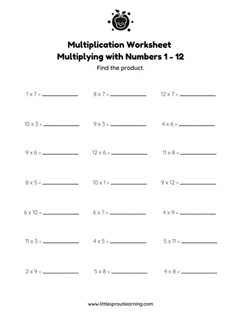 Image result for Multiplication Digit Numbers 12