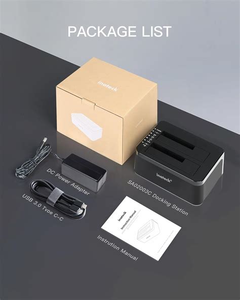 Inateck RGB USB 3.0 USB-C Port Hard Drive Docking India | Ubuy