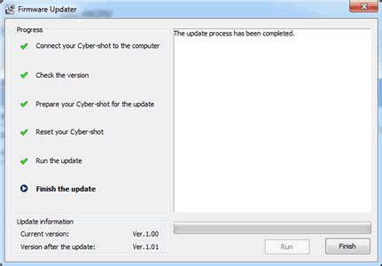 DSC-HX20V Firmware Update (Windows) | Sony USA