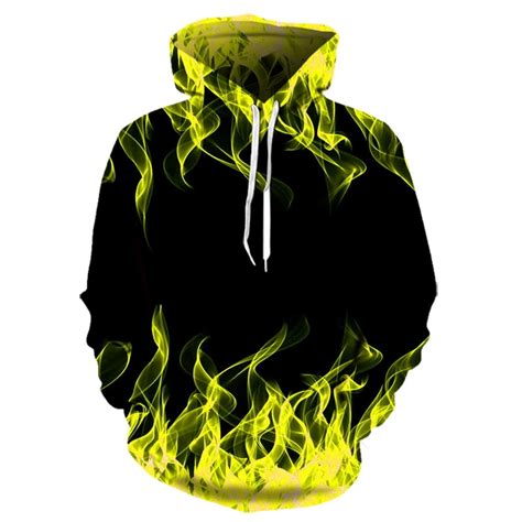 Buy Byte Legend Flame Male 3D Printed Patterned Hoodie Sweatshirt for ...