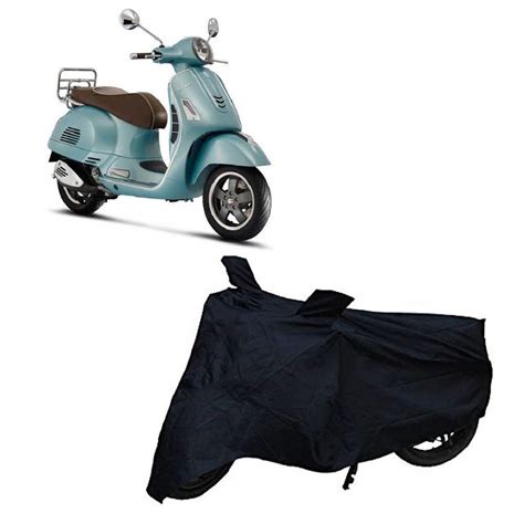 Utkarsh Black Matty Two Wheeler Scooter Scooty Body Cover for Piaggio ...