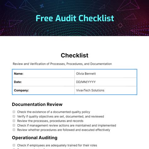 Audit File Checklist 的图像结果