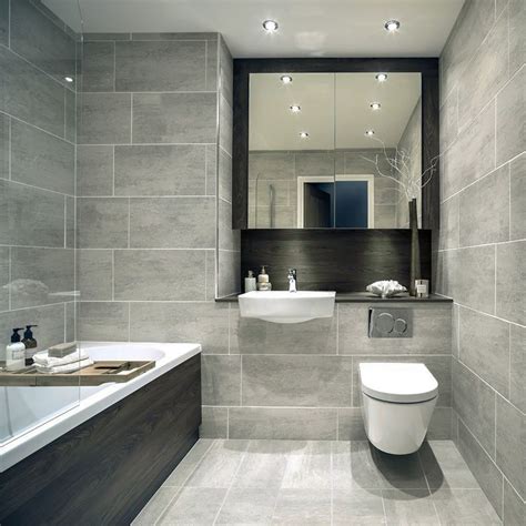 Top Dark Grey Bathroom Floor Tiles That Inspire