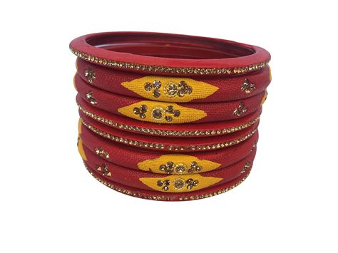 Buy TUKU'S WORLD GLASS BASE LAH LAHTHI ( BANGLE) SET FOR WOMEN'S PACK ...