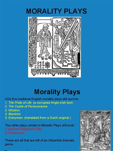 Morality Play 的图像结果