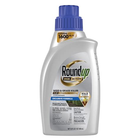 Roundup Dual Action Plus 4 Month Preventer Concentrate 32-fl oz ...