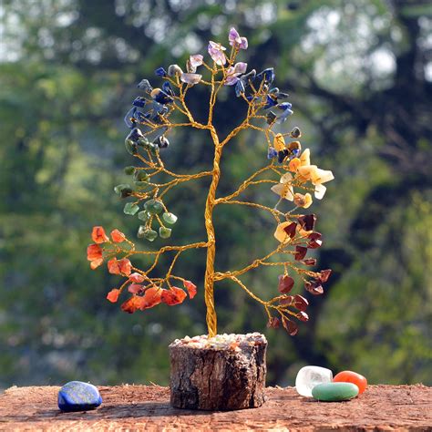 Homily Seven Chakra Crystal Tree
