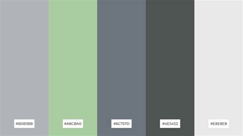The Best 15 Gray Green Color Palette Combinations
