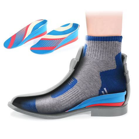 Height Increase Insole - 4 Inch Boost With Cushioned Dual Layer Comfort ...