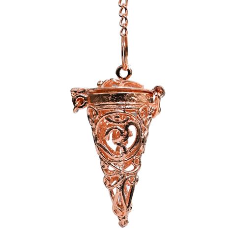 Brass Dowsing Pendulum - Premium Metal Copper Pendulum
