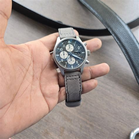 Handmade IWC watch straps - Indianleathercraft