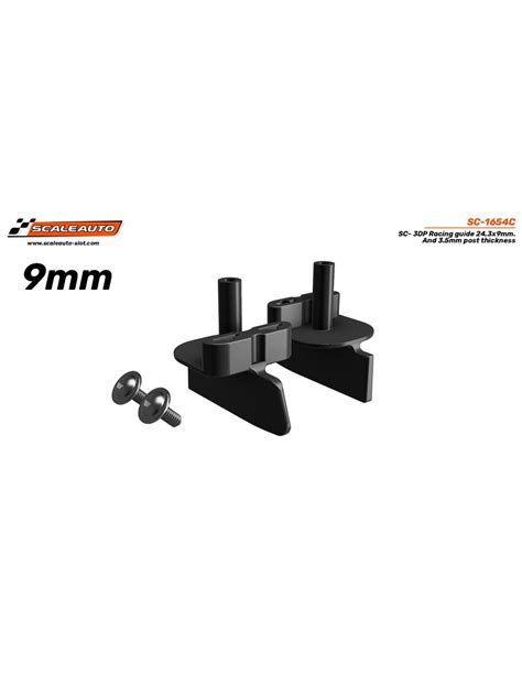 Guia 3DP racing con tornillo 24,3 x 9 mm y vástago 3,5 mm